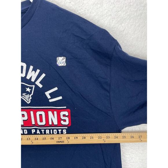 Delta Pro Weight Super Bowl LI Patriots Shirt Men’s Size XXL Blue NFL NWT - Picture 4 of 7